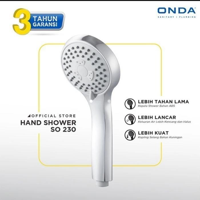 Hand Shower Mandi Onda So 230 / Shower Mandi Onda / Hand Shower Set Promo