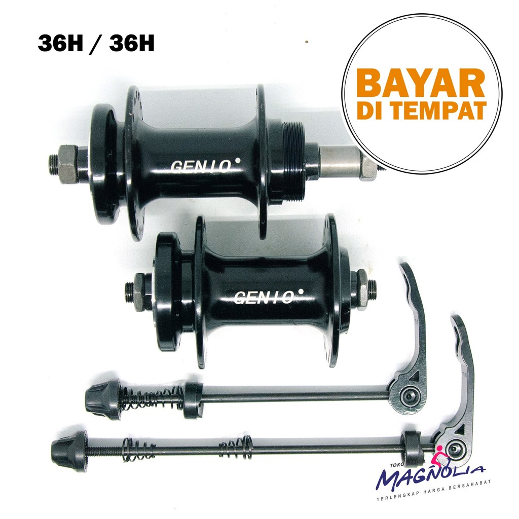 Hub Freehub Nap Bos Sepeda MTB Gunung CTB Lipat Komplit Merk Genio