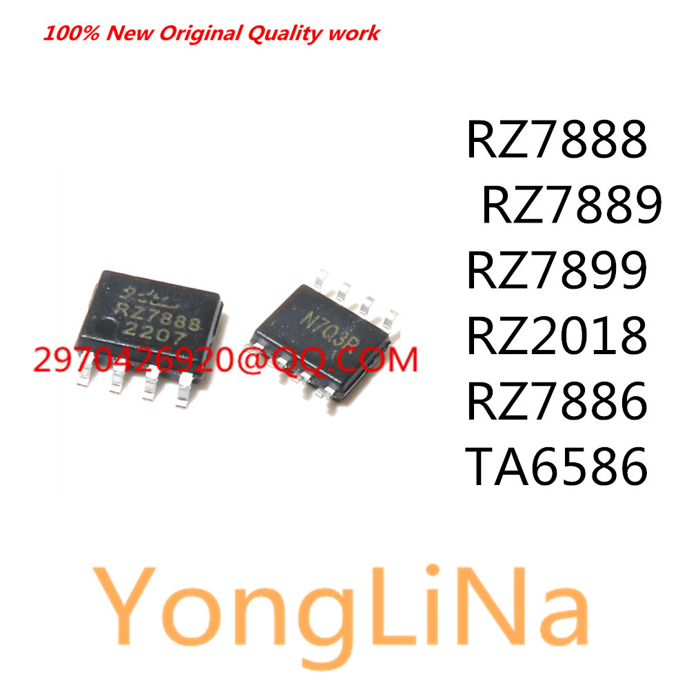 10Pcs 100% New RZ7888 RZ7889 RZ7899 RZ2018 SOP-8 RZ7886 TA6586 DIP-8 Bidirectional DC Motor Drive