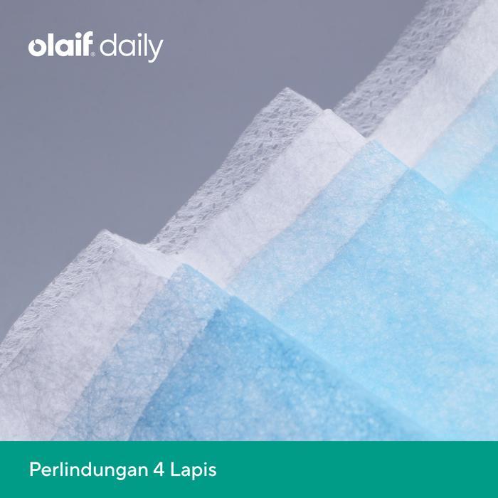 d95o- Olaif 4 Ply Surgical Face Mask - 50 Pcs - Medical Mask / Masker Medis / Ear Loop