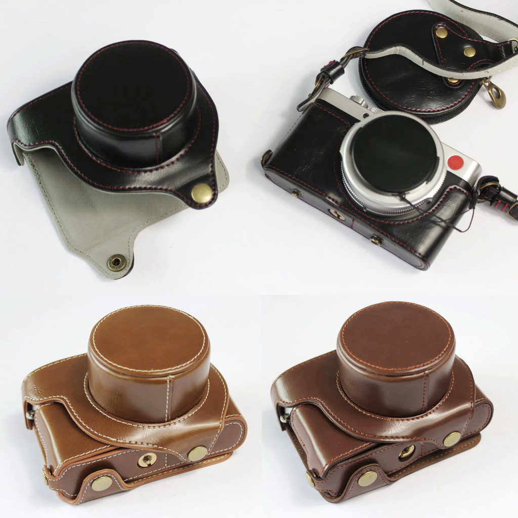 HQ Leather Camera case Bag Grip strap for Leica D-LUX 7 D-LUX7 19115