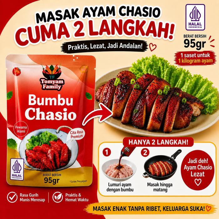CHASIO Bumbu Masak Premium Tomyam Family Sachet HALAL