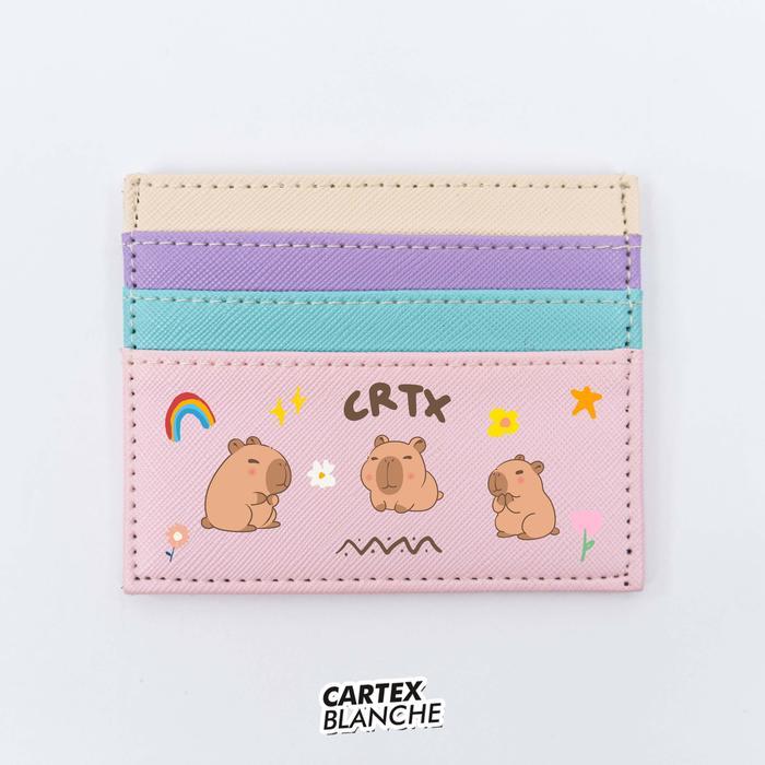 Eiger - Cutie Capybara Doodle Card Holder Unisex Dompet Kartu