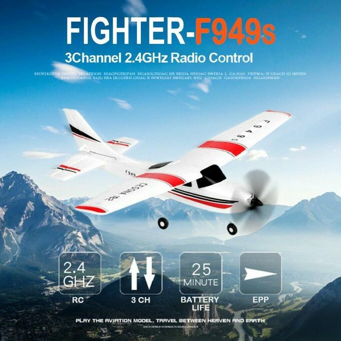 JakartaHobby WL F949 3CH 2.4G RC Fixed Wing Plane