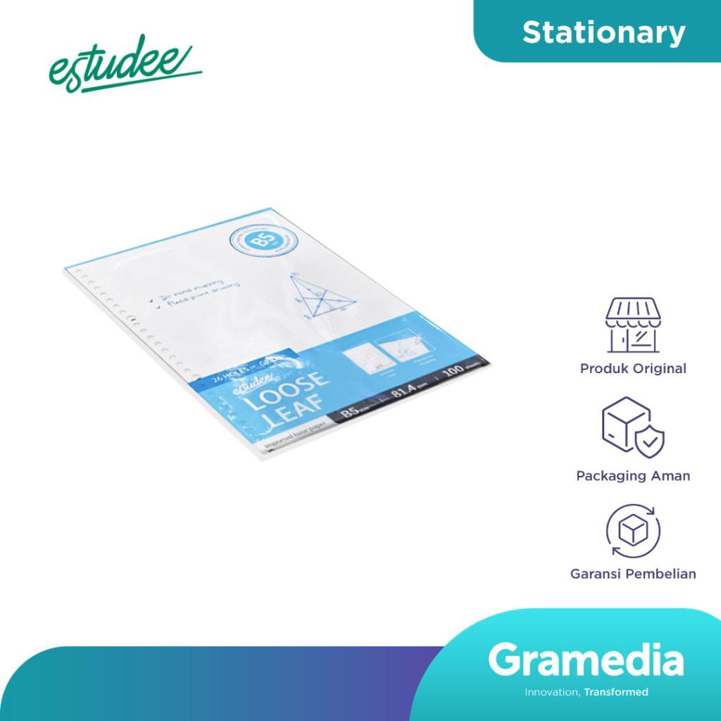Gramedia Cirebon - ESTUDEE LOOSE LEAF PREMIUM - GRID B5 100SHT