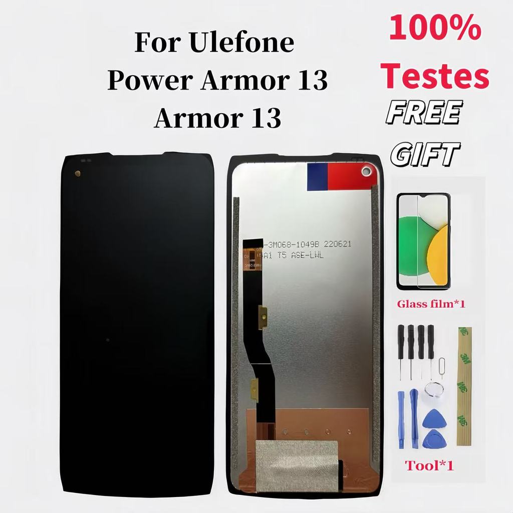 100% test well for Ulefone power armor 13 LCD Display + touch screen replacement 6.81 "for Ulefone