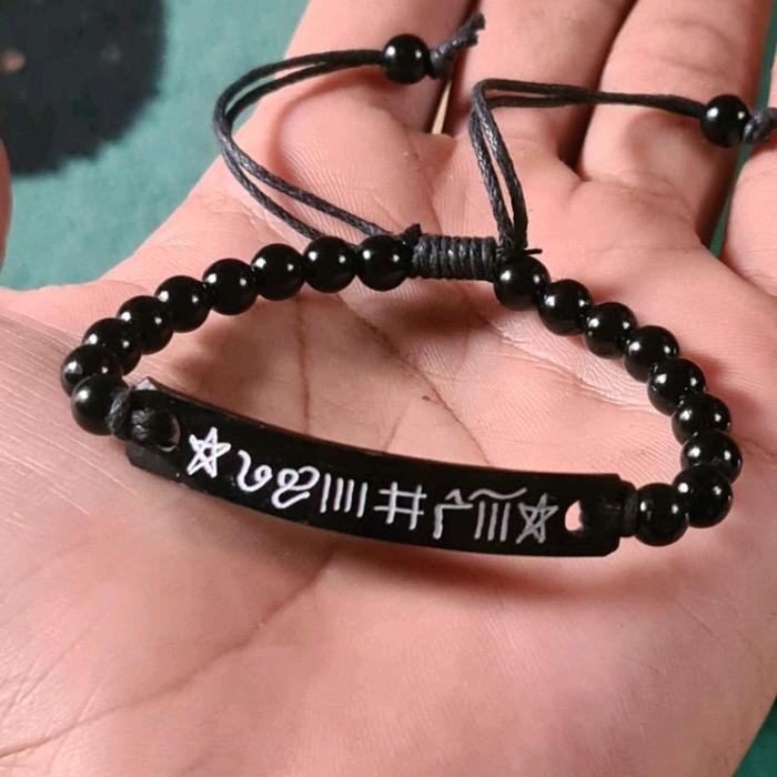 GELANG akrilik ukir rajah sulaiman remaja dewasa Terlaris Islami