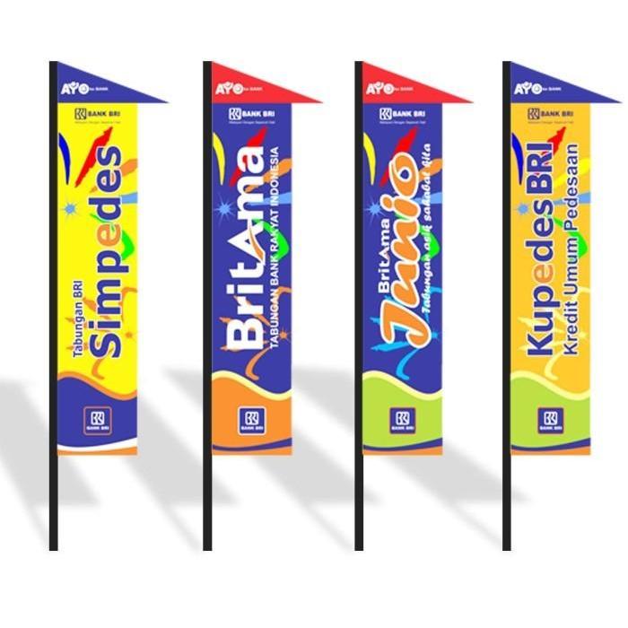 Siswya - Jasa Cetak Umbul-Umbul Kain Full Printing / Murah / Berkualitas