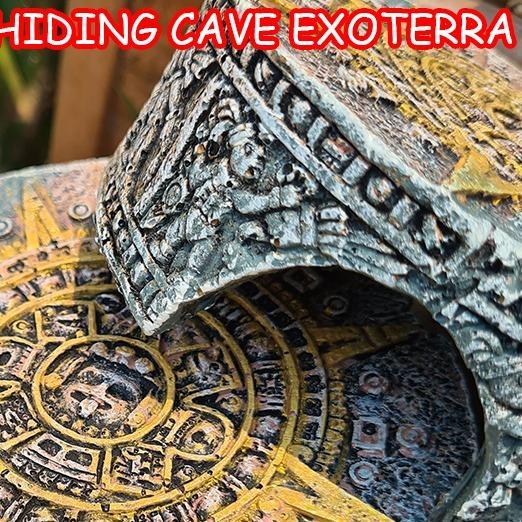 Viva - Hiding Cave Exoterra Aztec Gecko Ball Phyton Ular Sulcata Pardalis