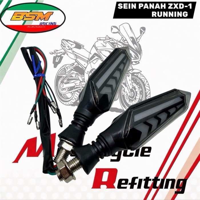 Lampu sein LED sepeda motor 12V Lampu sen motor universal lampu depan depan belakang Motorcycle