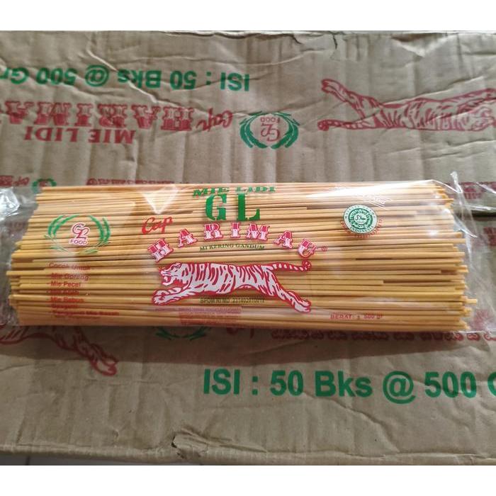 NEW Mie Lidi Medan / Mie Gomak GL cap Harimau Mie Goreng Mie Aceh Spagetti 500 gr