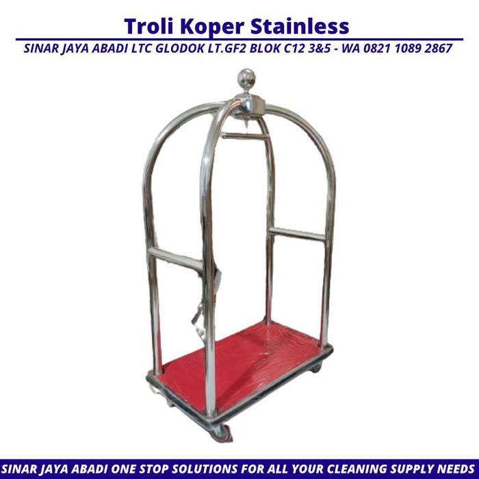 Trolley Koper / Troli Koper Luggage Hotel