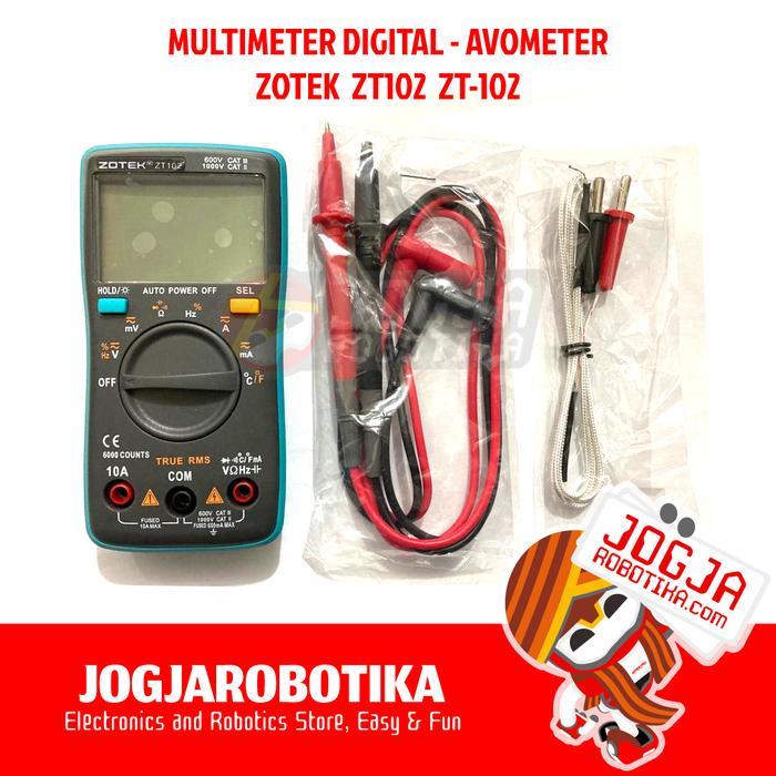 Multimeter Digital Avometer Zotek Zt102 Zt-102