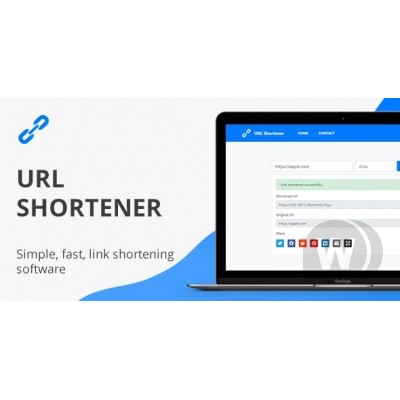 URL Shortener Software - Script PHP Website
