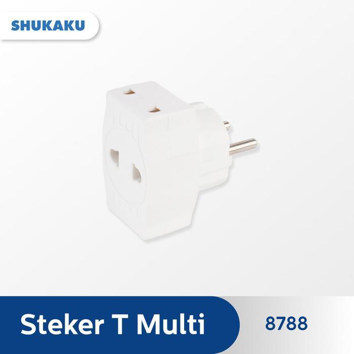 SHUKAKU STEKER Colokoan Listrik T MULTI SKU 8788