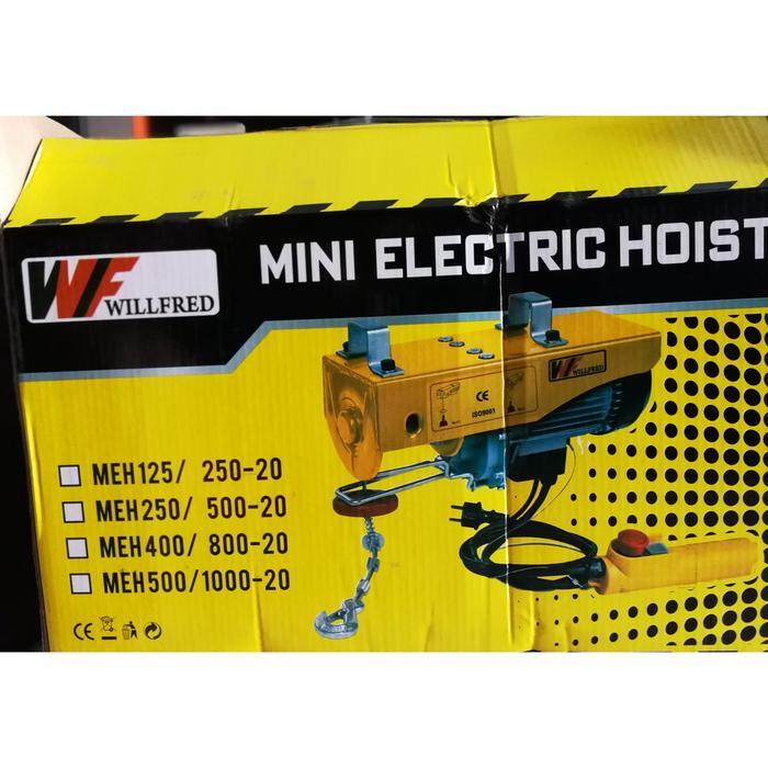 ELEKTRIK HOIST ELECTRIC HOIST KATROL ELEKTRIK LISTRIK WILLFRED 250KG