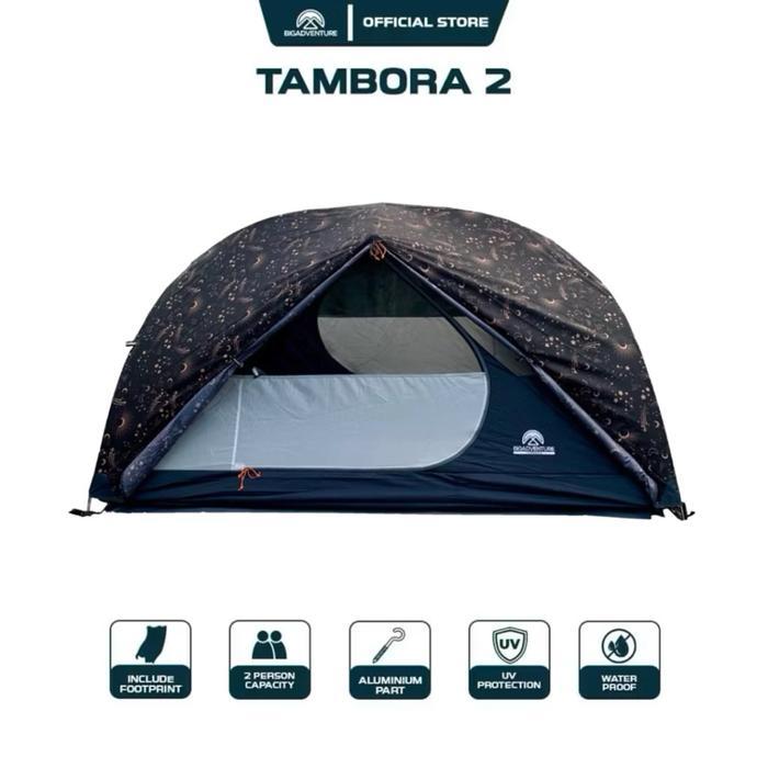 Bigadventure Tambora 2p Series - Tenda 2 Orang - tenda camping gunung