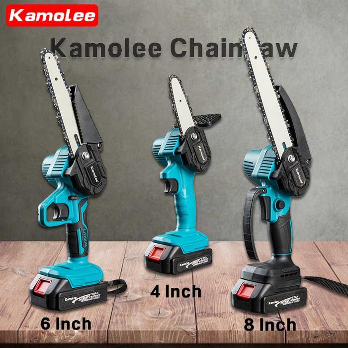 Japer Tools - 4/6/8Inci Gergaji Listrilk Kamolee Tanpa Kabel Alat Berkebun