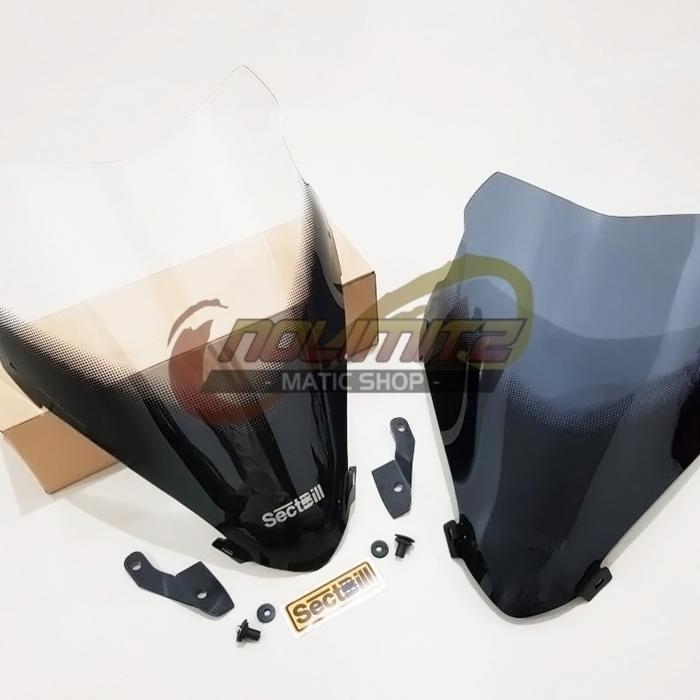 Windshield Visor Kaca Tameng Depan Sectbill Evo Honda Pcx 150 Lokal