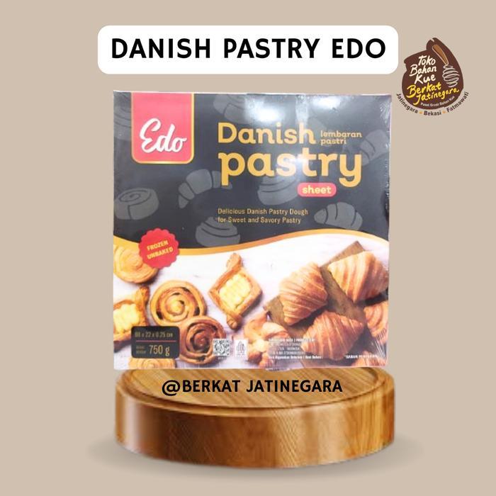 EDO DANISH PASTRY SHEET 750GR / LEMBARAN PASTRY / DANISH PASTRY