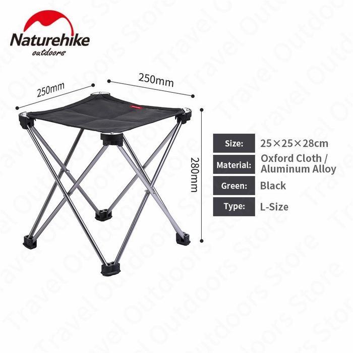 TERBARU KURSI LIPAT NATUREHIKE NH20JJ019 (30) KURSI CAMPING MANCING ULTRALIGHT