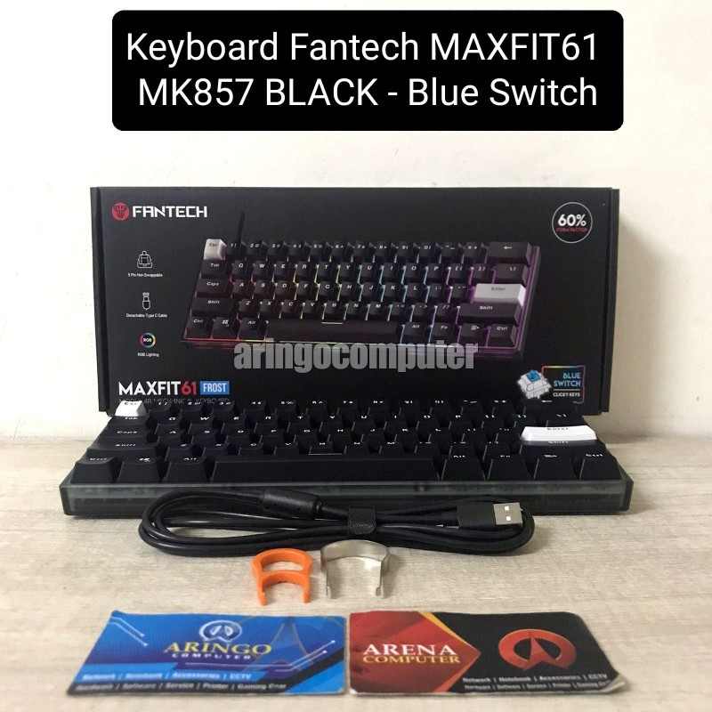 Fantech MK857 MAXFIT61 BLACK - Blue Switch