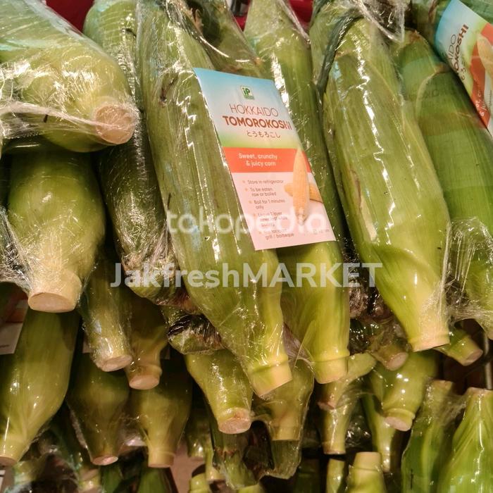 Terlaris JAGUNG HOKKAIDO TOMOROKOSHI sweetcorn jagung salju snowwhite jepang manis /pack isi 2