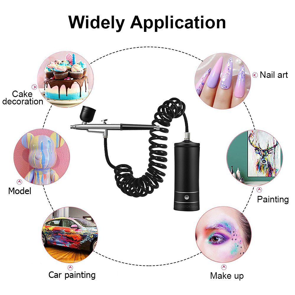 Airbrush With Compressor Airbrush Painting Mini Spray Gun for Painting Model Spray Gun Airbrush