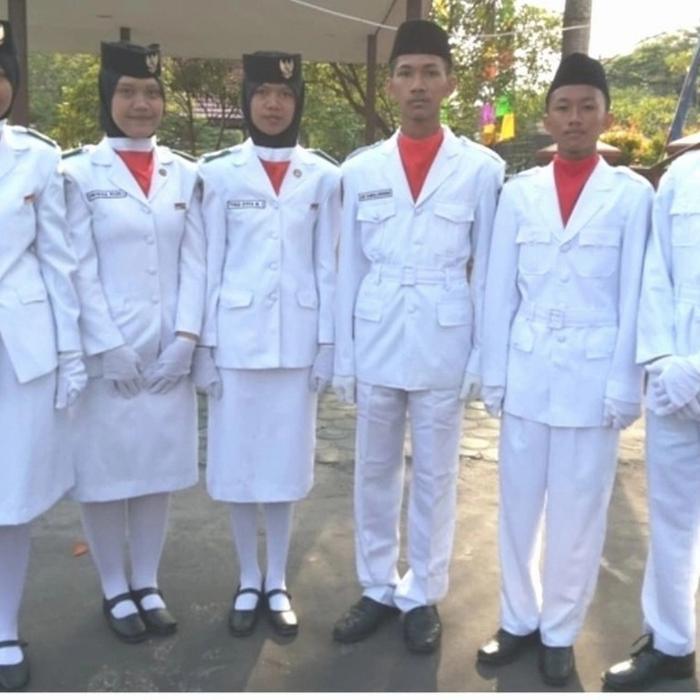 seragam paskibra satu set/ baju paskibra