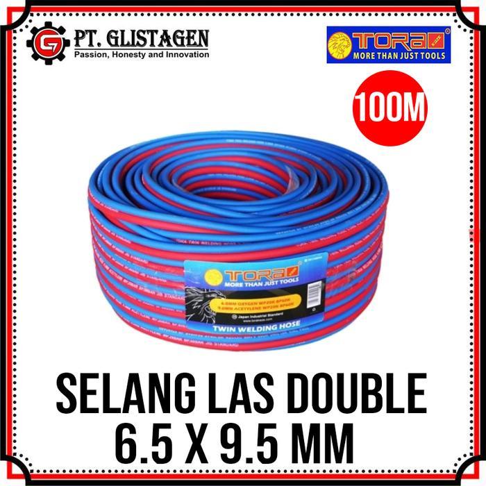 NEW Tora Selang Las Double Oksigen LPG Selang Las Karbit Carbide Twin Welding Hose Oxygen Lpg