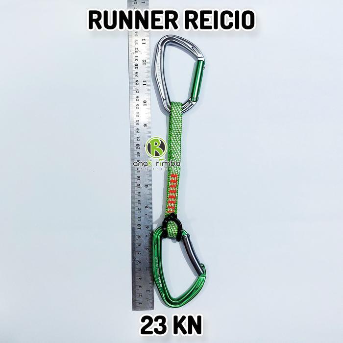 RUNNER CLIMBING REICIO EXPRESS SETS 17 CM PENGAMAN CLIMBING DAN PANJAT DINDING CARABINER SNAP