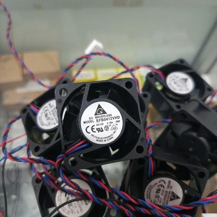 Brushless Fan 3Pin Delta Efb0412Vhd R00 40X40X20Mm 4020 12V 0.18A
