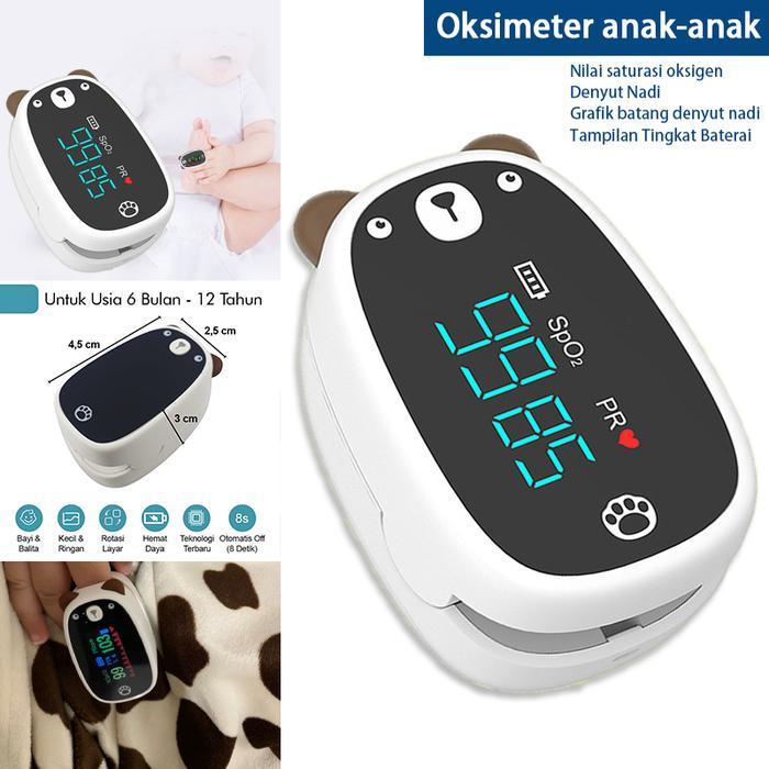 QUALITY Oximeter Bayi / Oksimeter Denyut Ujung Jari, Monitor Oksigen OLED definisi tinggi Ujung