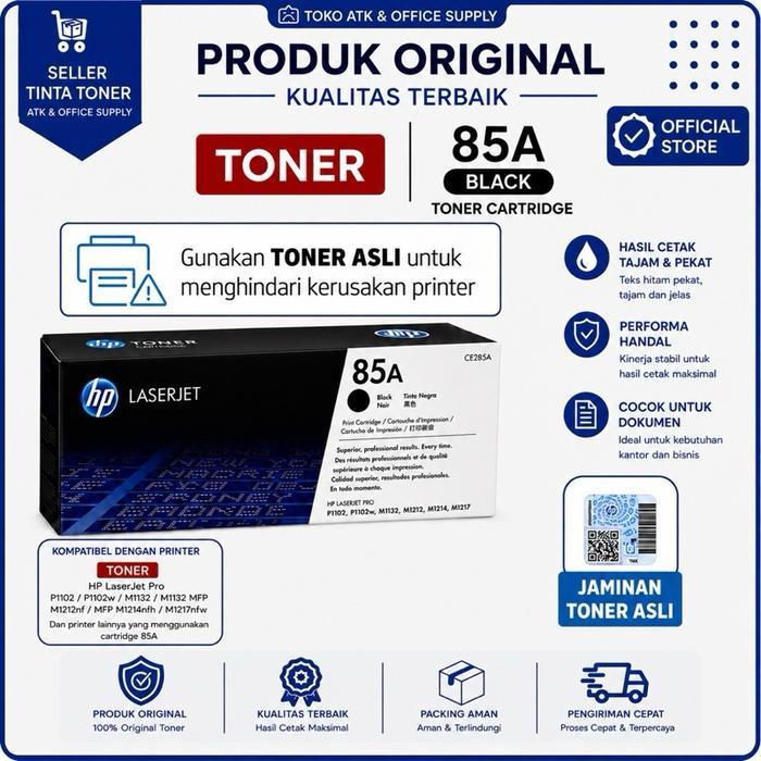 Best Seller Toner Laserjet Hp 85A Toner Hp 85A Original Toner 85A Toner Ce285A Ce285A Original Toner