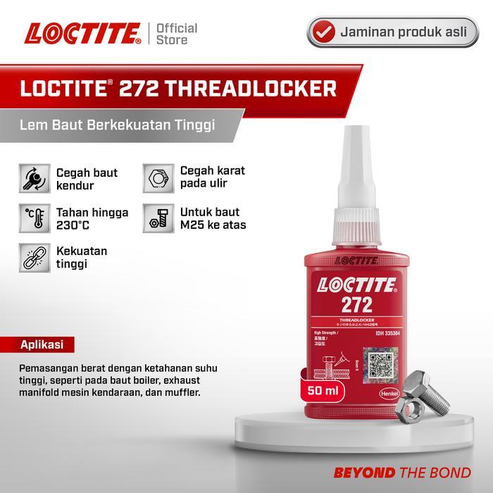 Loctite 272 Threadlocker Lem Baut 50ml