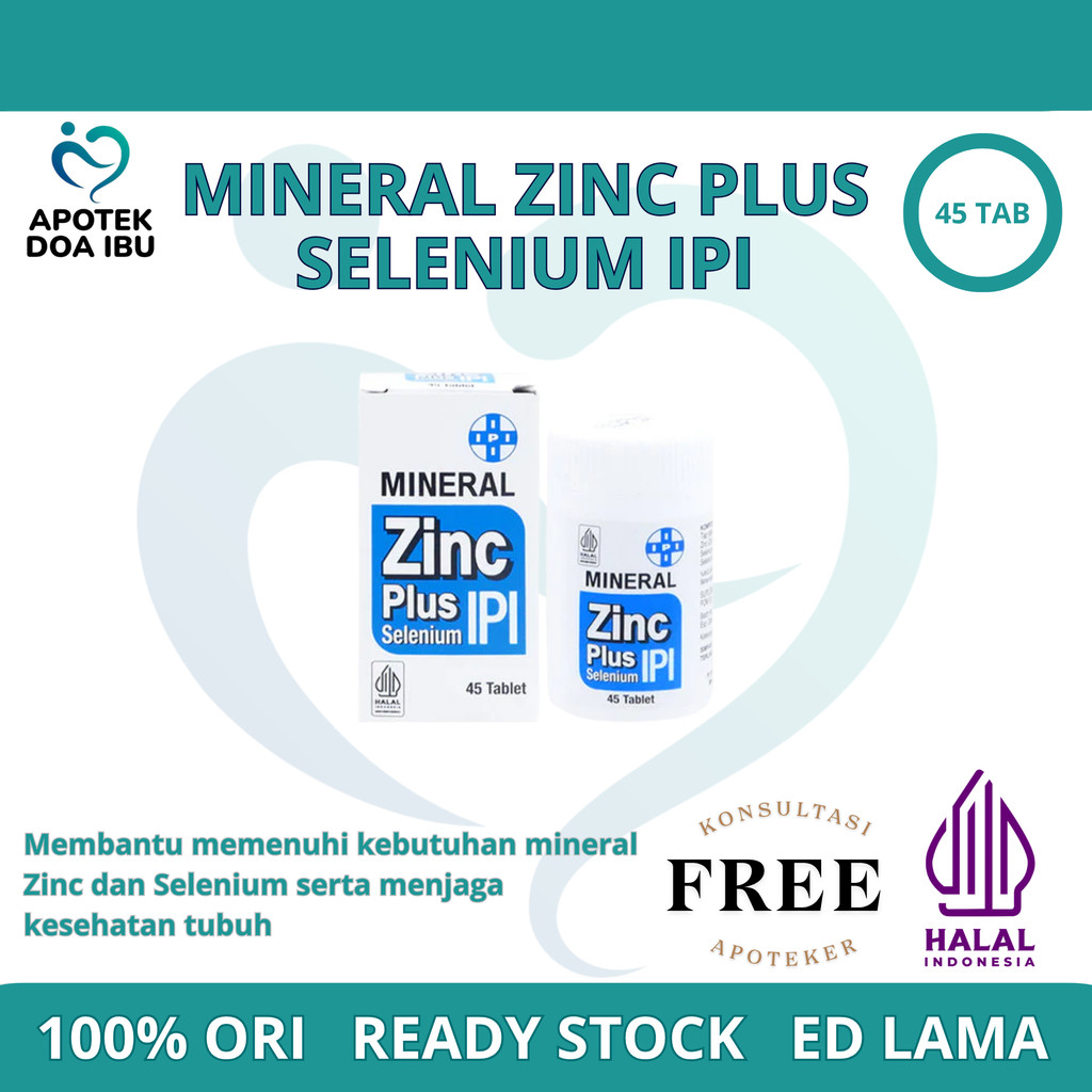 Vitamin Mineral Zinc Plus Ipi Botol Ipi