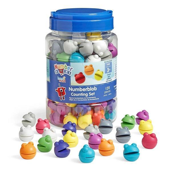 Hand2Mind Numberblocks Numberblob Counting Set Mainan Belajar Berhitung