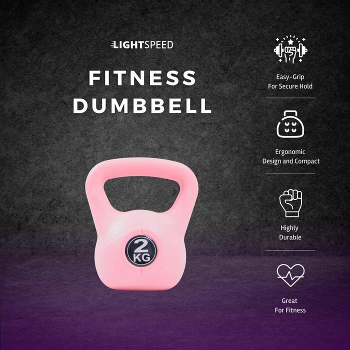 Terlaris Lightspeed Kettlebell 2 Kg/Barbell 2 Kg/Dumbell / Barbel / Dumbell 2Kg