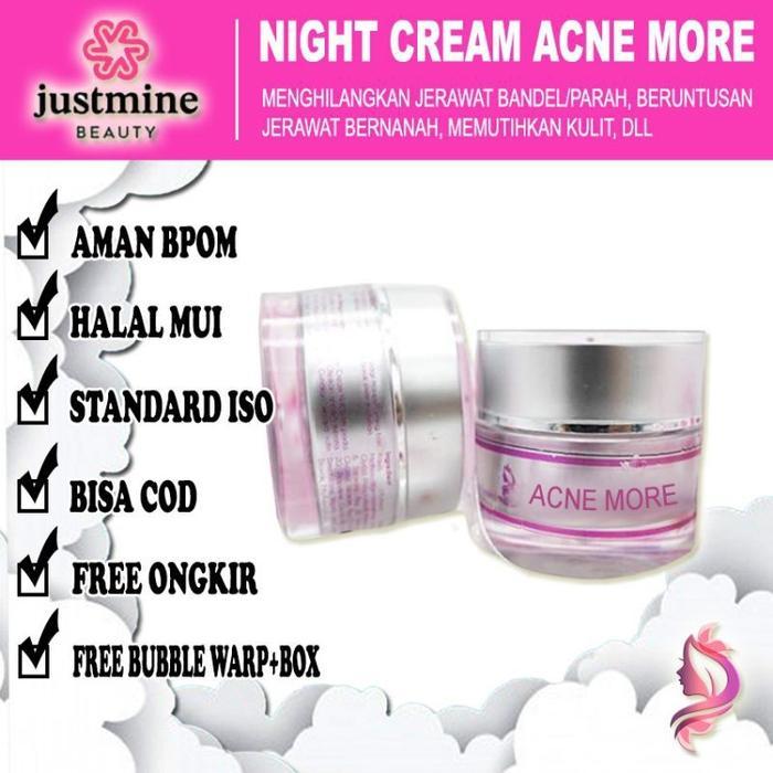 NIGHT CREAM ACNE MORE FORTE JUSTMINE BEAUTY SKINCARE