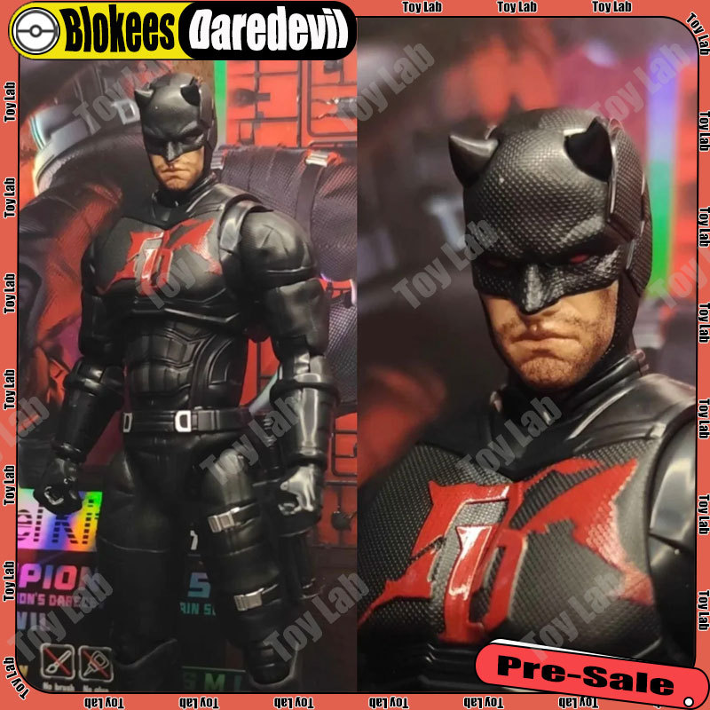 Blokees Marvel Champion Class Daredevil Assembly Model Action Figure Black Daredevil Model