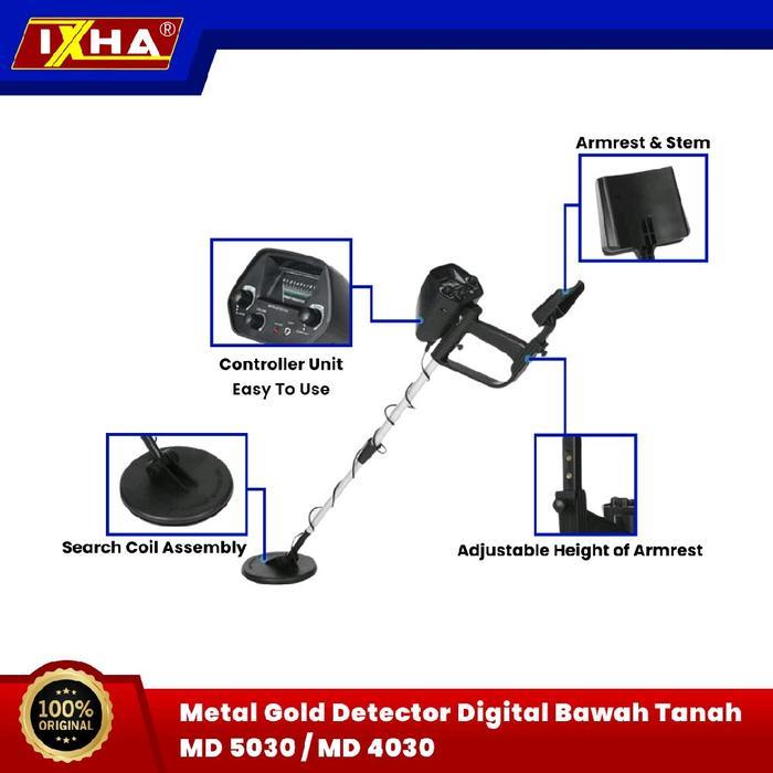 Detektor Emas Logam Metal Gold Detector Digital Bawah Tanah