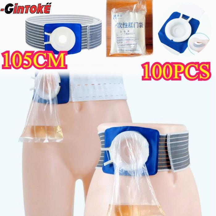 Colostomy Bag Dewasa Ostomy Stoma Bag Adjustable Dengan Sabuk