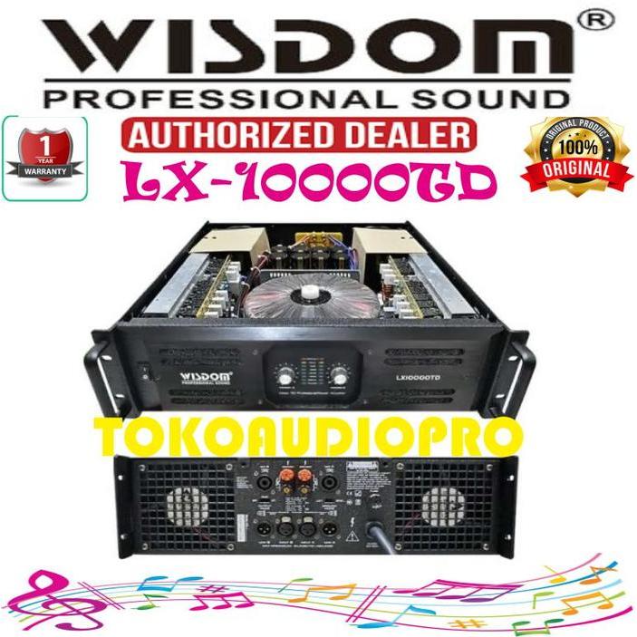 Wisdom Lx-10000Td Professional Power Amplifier Wisdom Lx10000Td #Gratisongkir