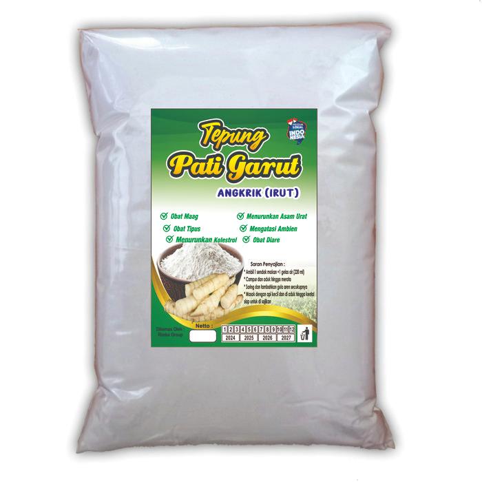 Tepung Garut - Pati Irut - Pati Angkrik - Sagu Garut - Tepung Pati Garut - 1Kg