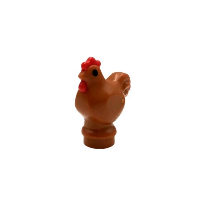 Lego Parts Animal Dark Orange Chicken 95342pb01
