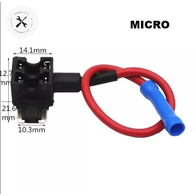 " SOKET FUSE TAP SEKRING JUMPER KABEL UNTUK MOTOR & MOBIL - FUSE TAP JUMPER