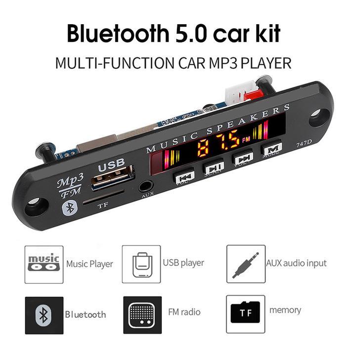 Modul Mp3 Bluetooth Kit Remote Usb Bluetooth 5.0/ KIT MODUL MP3 BT KIT MP3 KIT PEMUTAR LAGU modul 5v