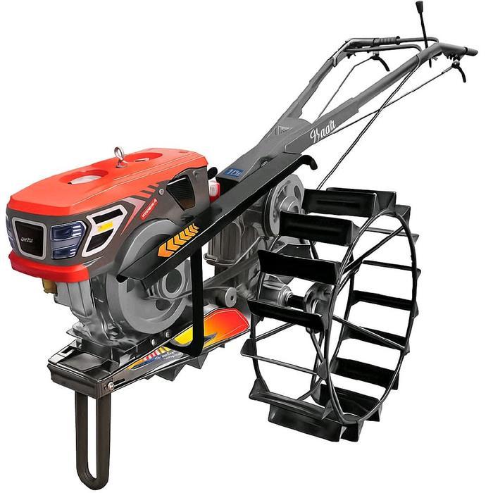 Traktor Baja Sawah Type 852 Komplit Set Traktor Diesel SP85 Roda Karet Roda Besi Garu Gelebeg Ditche