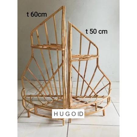 Promo Keranjang Parcel Keranjang Parsel Rotan 2 Tingkat Original