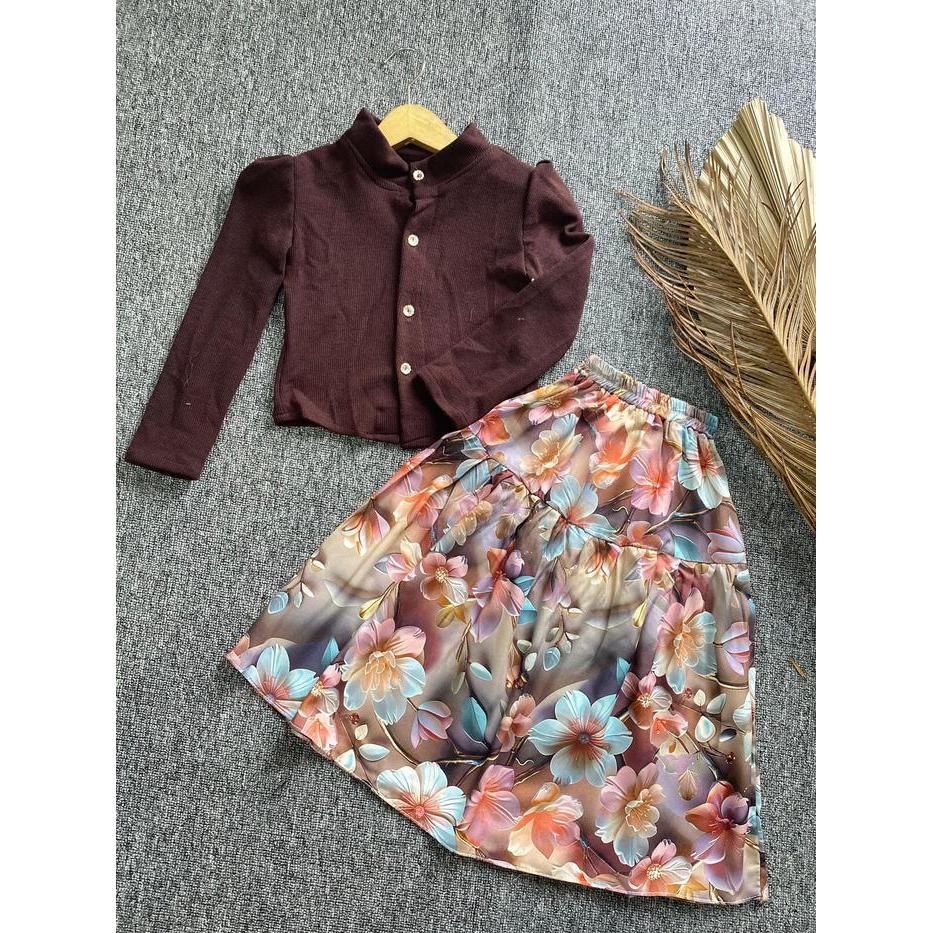 One set CALISTA ROK Bahan Adem Couple Mom & Kids